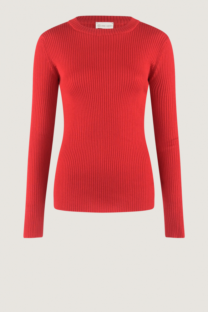 Jane Lushka KN 90694 Trui Rood
