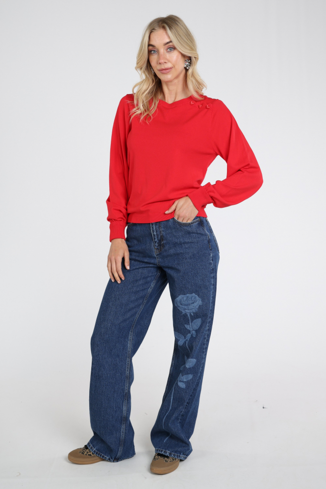 Fabienne Chapot CLTPUL28AW266313 Trui Rood