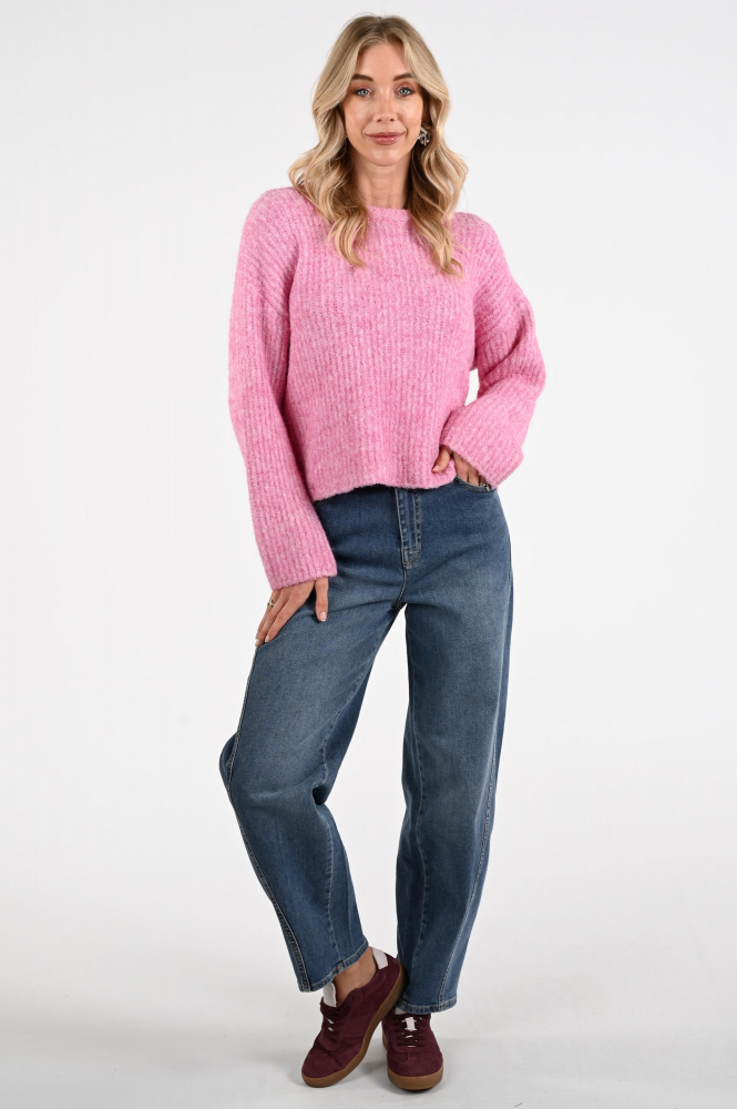 Co'couture charlie knit Trui Roze