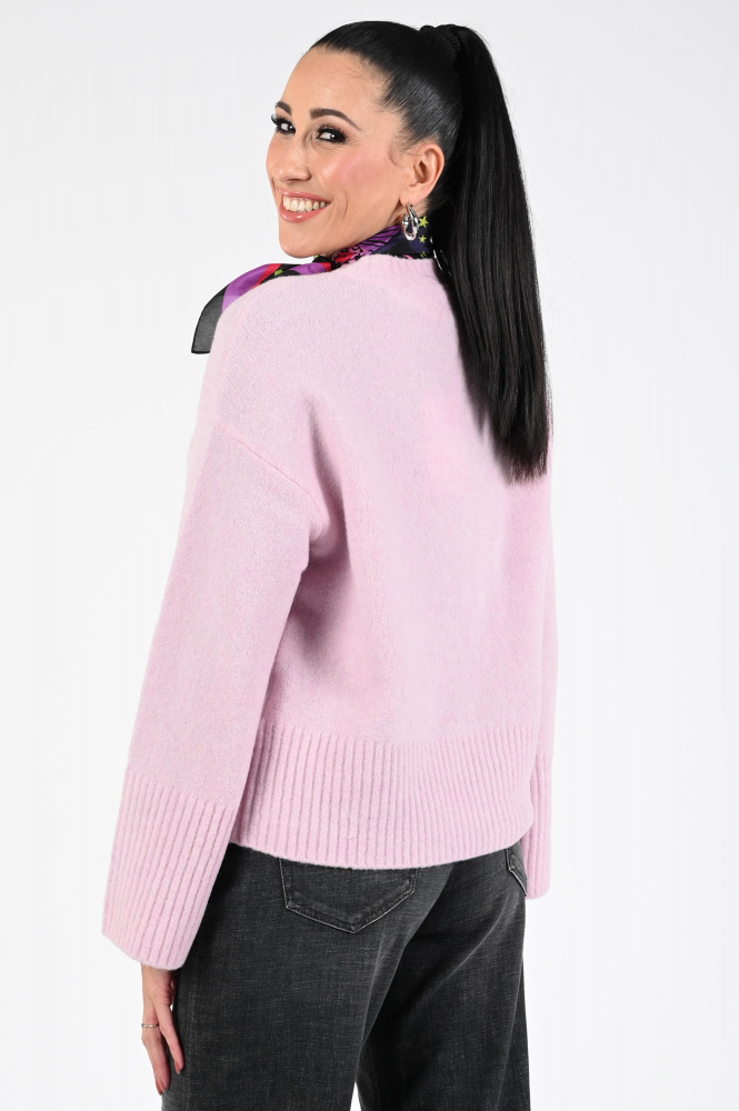 Co'couture roger cc knit Trui Roze