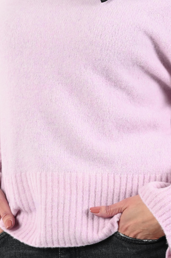Co'couture roger cc knit Trui Roze