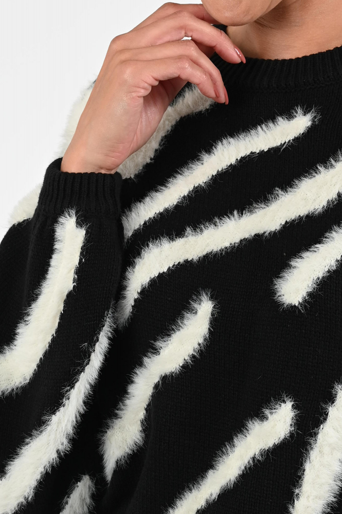 Fabienne Chapot CLTPUL20AW259001 Trui Zwart