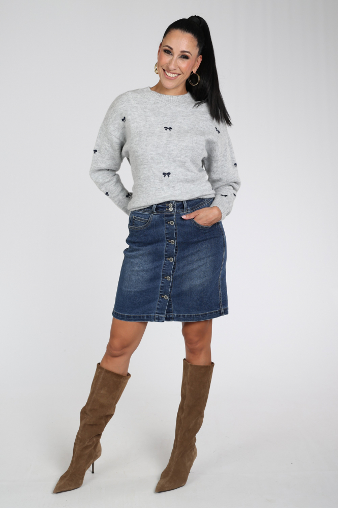 Geisha 64538-23 Trui Grijs
