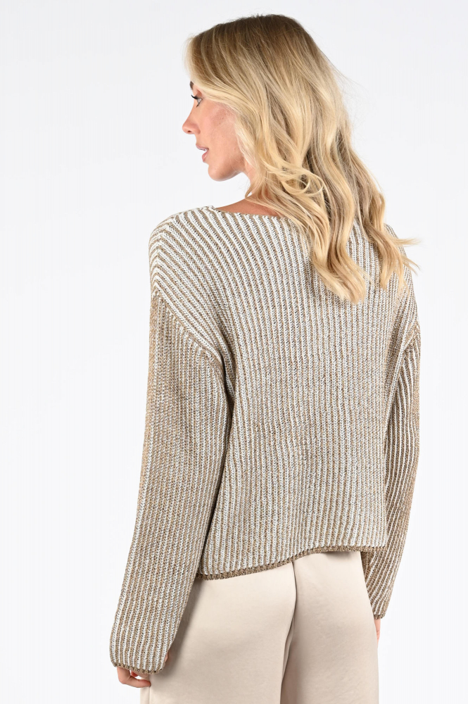 Oui 97622 Trui Beige