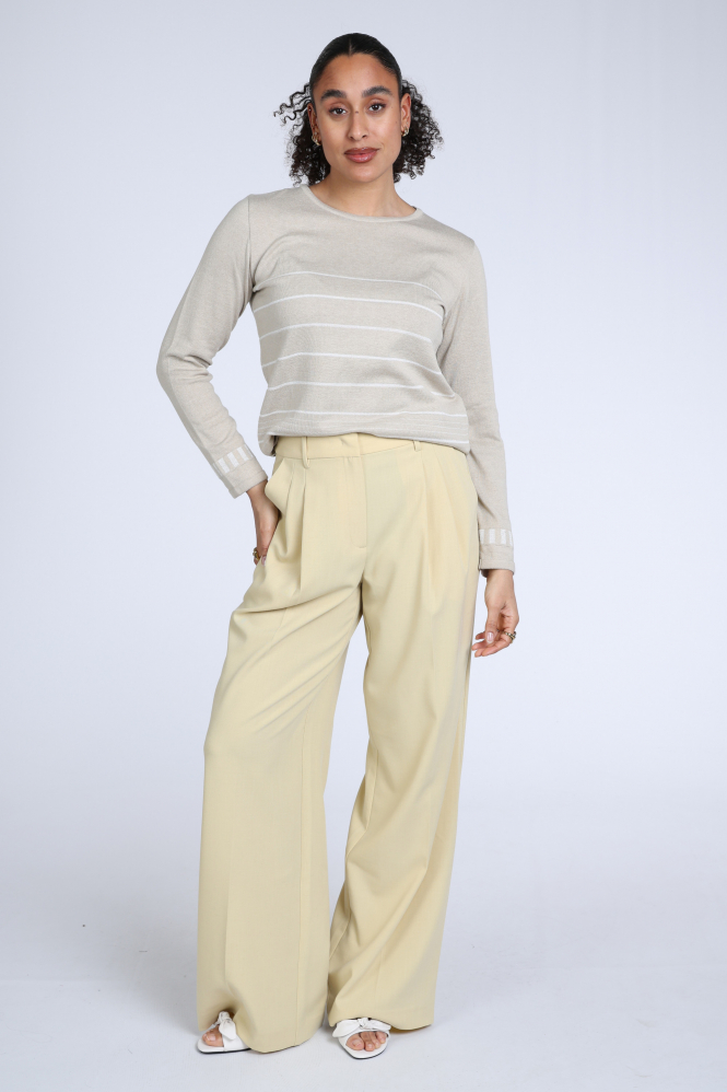 Atelier Maillet DE6sp084 Trui Beige