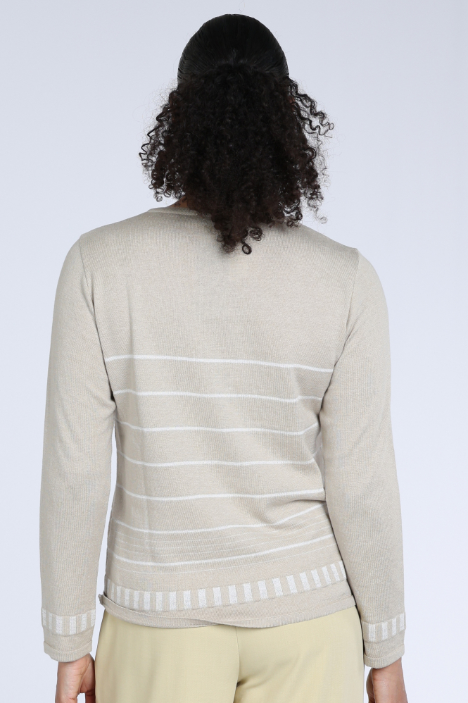 Atelier Maillet DE6sp084 Trui Beige