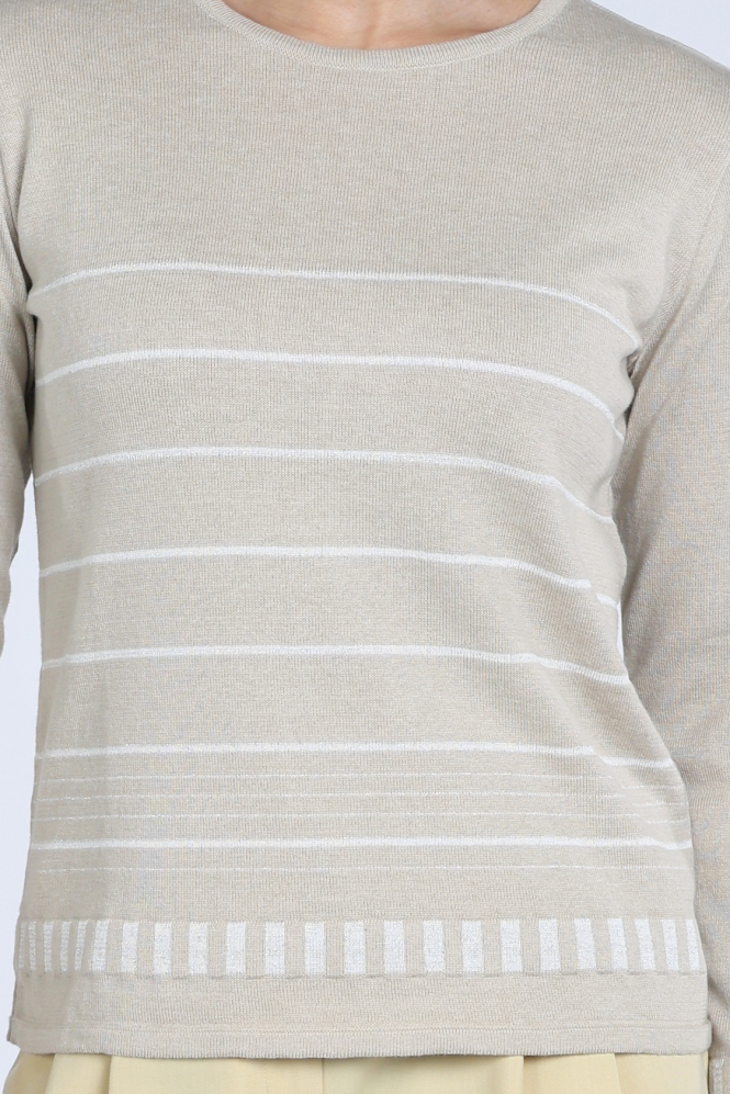 Atelier Maillet DE6sp084 Trui Beige