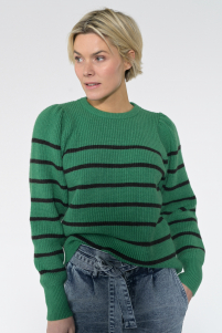 Co'couture row stripe Groen