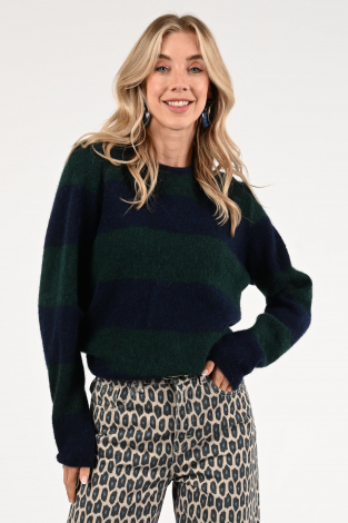 By-Bar Gwen big stripe Groen