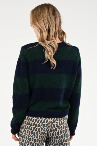 By-Bar Gwen big stripe Groen