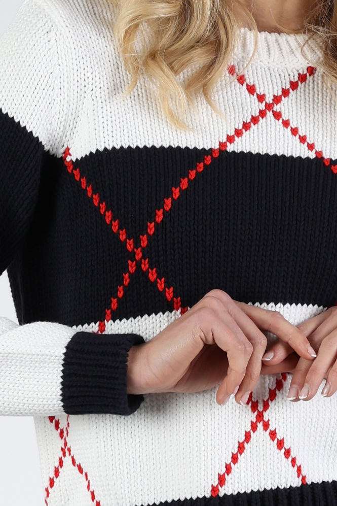 Monari 410218 Trui Blauw