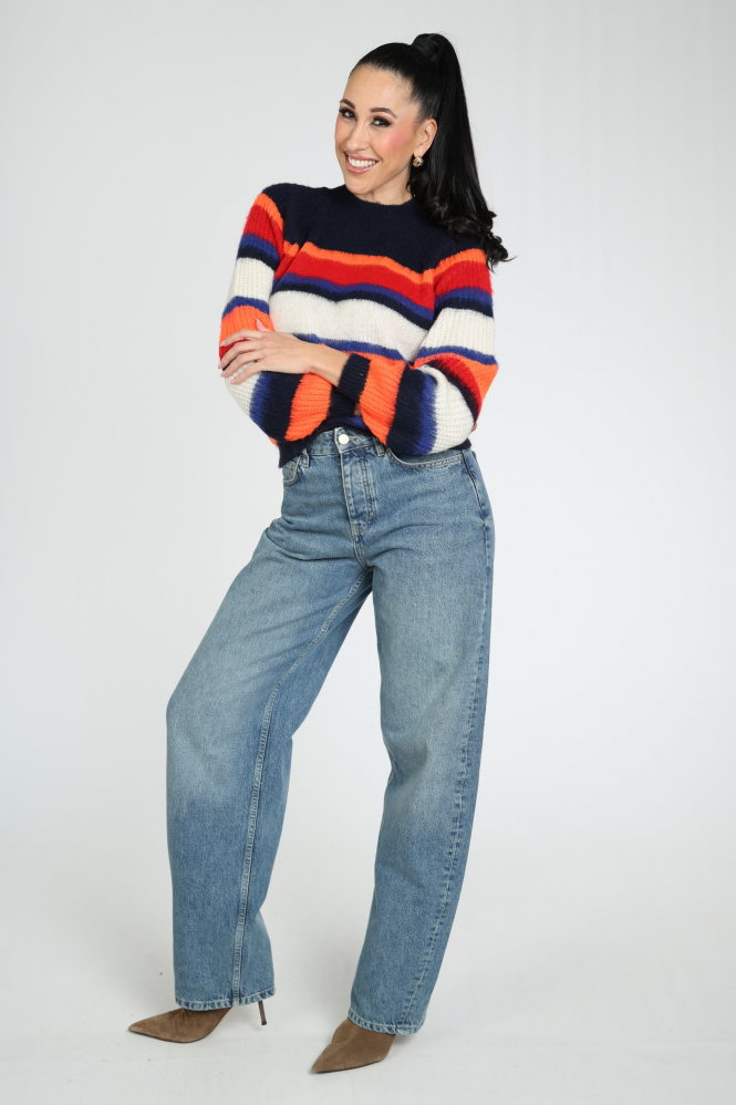 Pom Amsterdam SP9816 Faye Trui Blauw