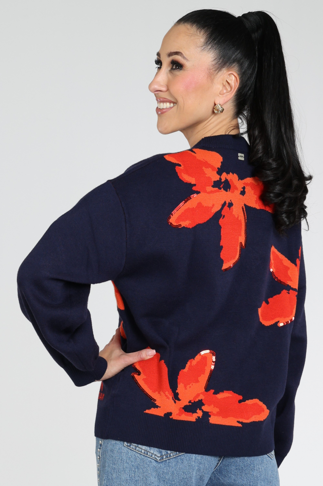 Pom Amsterdam SP9819 Alicia Trui Blauw