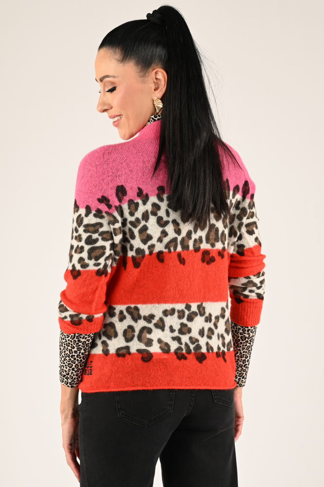 Marc Cain XS 41.14 M20 Trui Roze