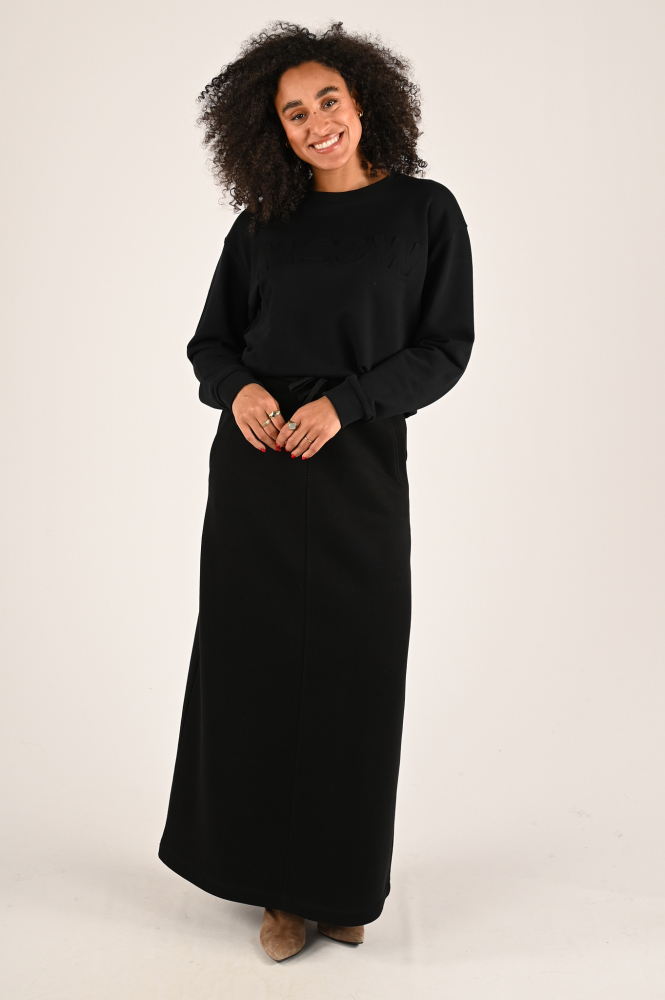 Moscow logo sweater 5404 Sweater Zwart