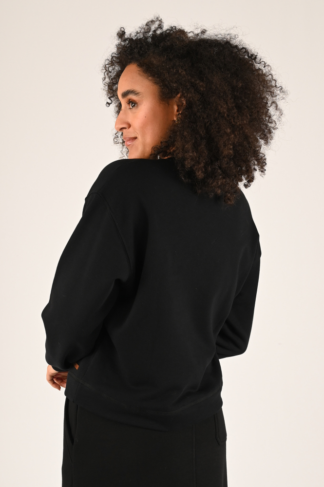 Moscow logo sweater 5404 Sweater Zwart