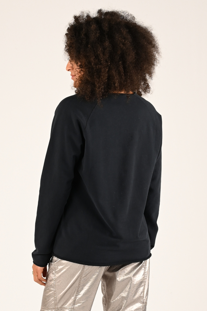 Penn & Ink W24F1513 Sweater Zwart