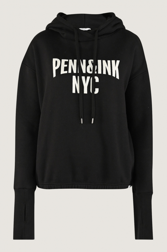 Penn & Ink W24T1110 Sweater Zwart