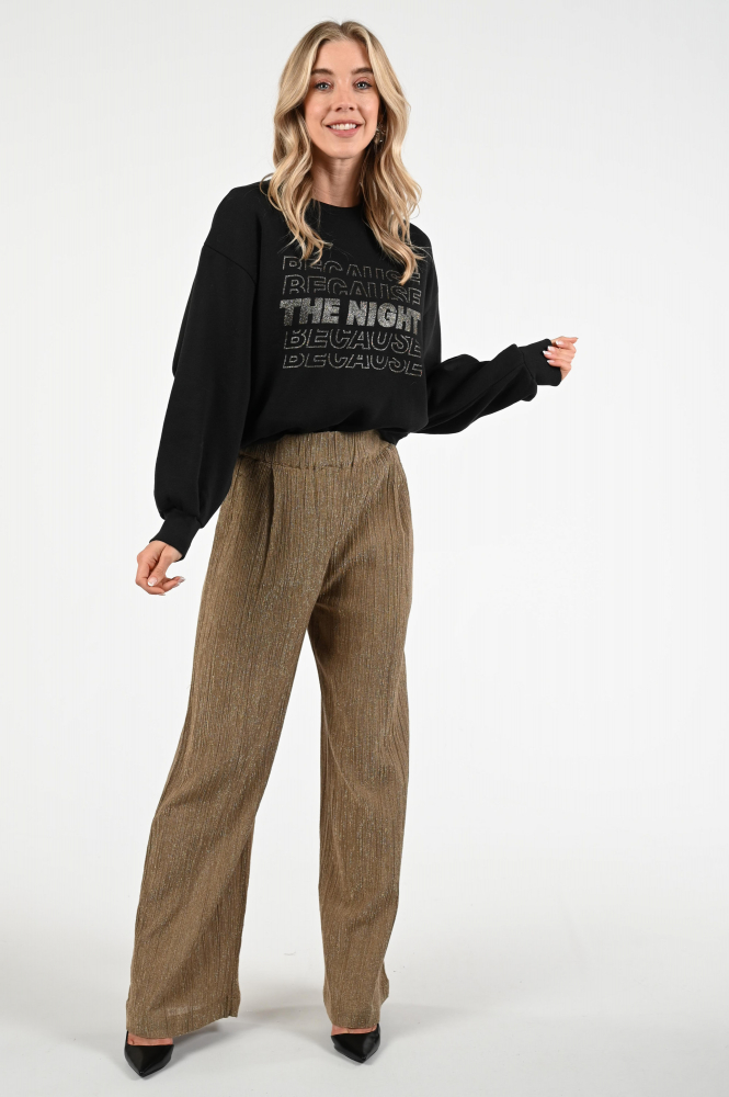 By-Bar Bibi night sweat Sweater Zwart