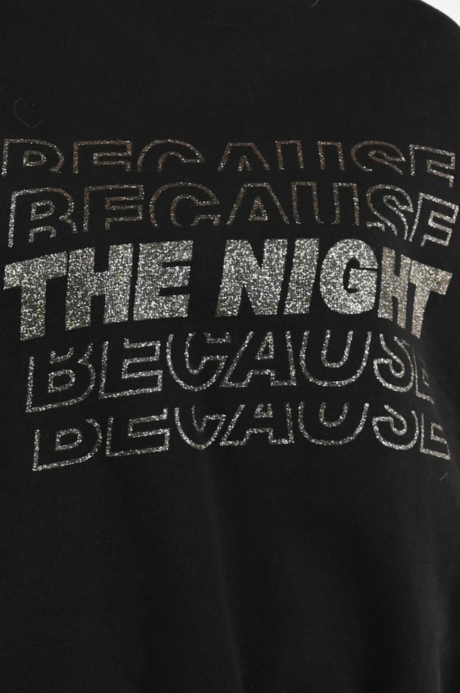 By-Bar Bibi night sweat Sweater Zwart