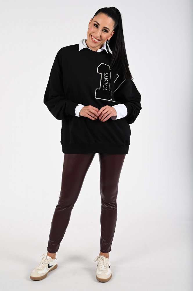 10 Days 20-807-5203 Sweater Zwart