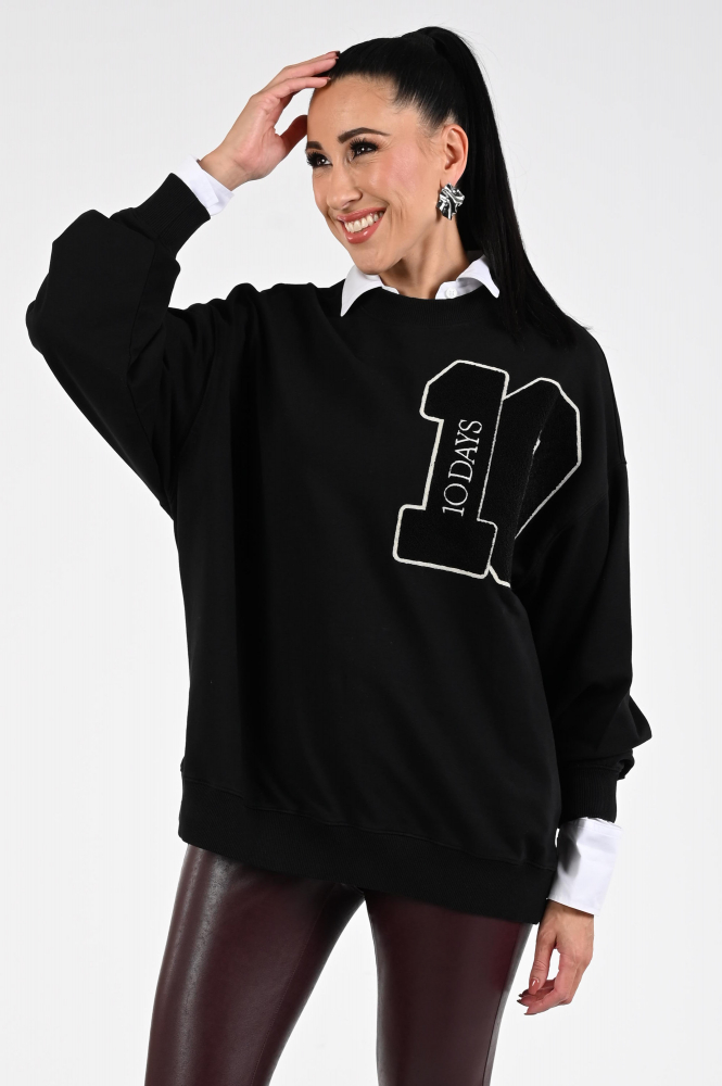 10 Days 20-807-5203 Sweater Zwart