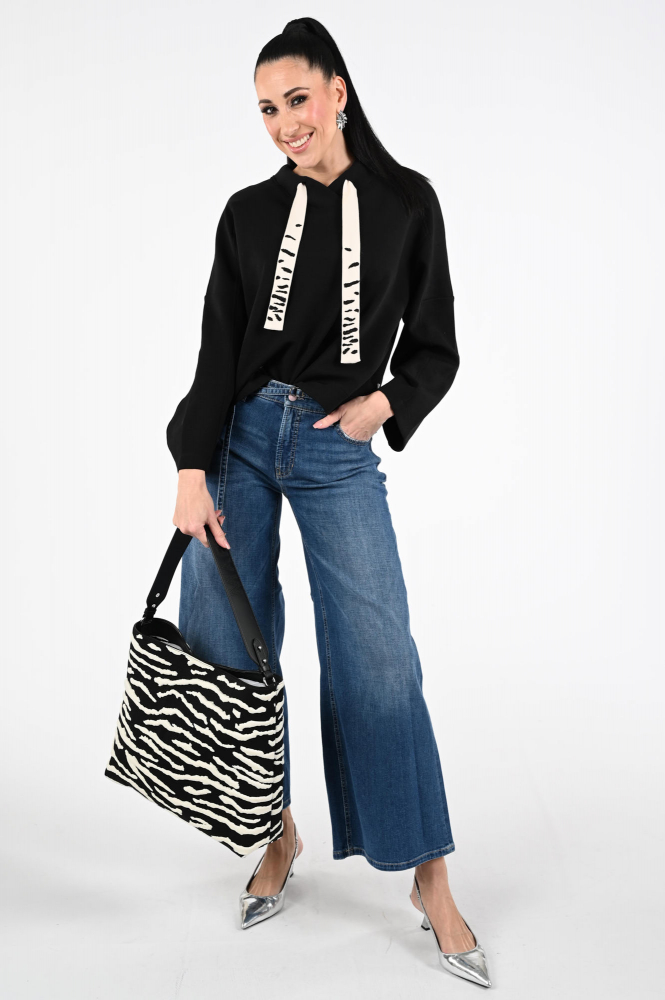 Marc Cain AS 44.11 J09 Sweater Zwart