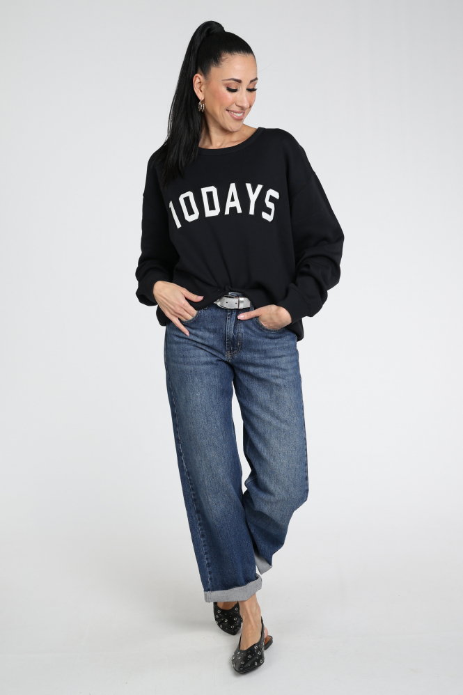 10 Days 25-806-9900 Sweater Zwart