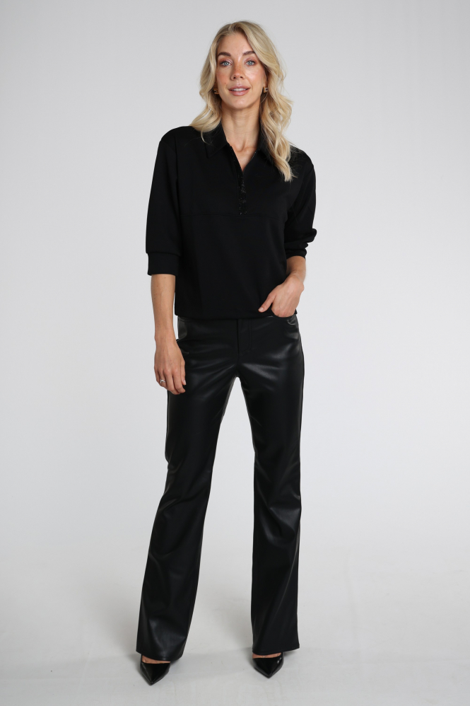 Monari 809854 Sweater Zwart