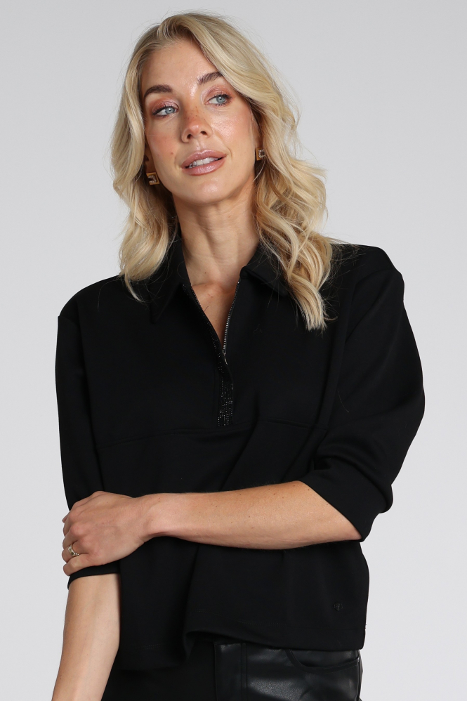 Monari 809854 Sweater Zwart