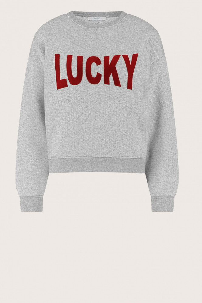 By-Bar bas lucky sweater Sweater Grijs