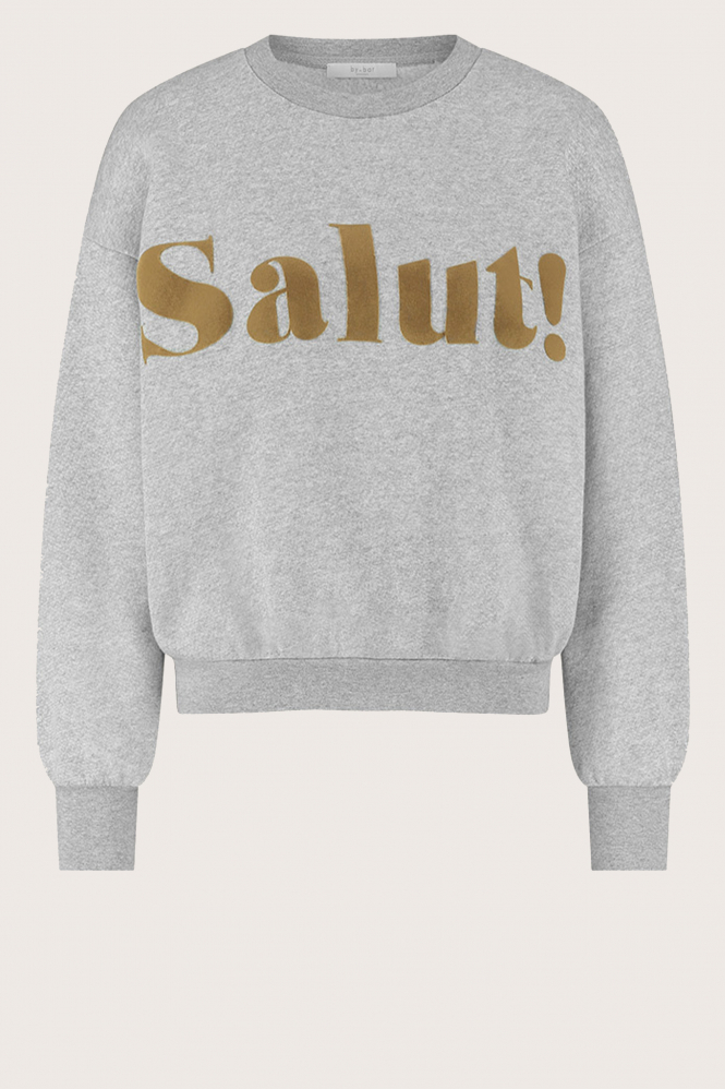 By-Bar bibi salut sweate Sweater Grijs