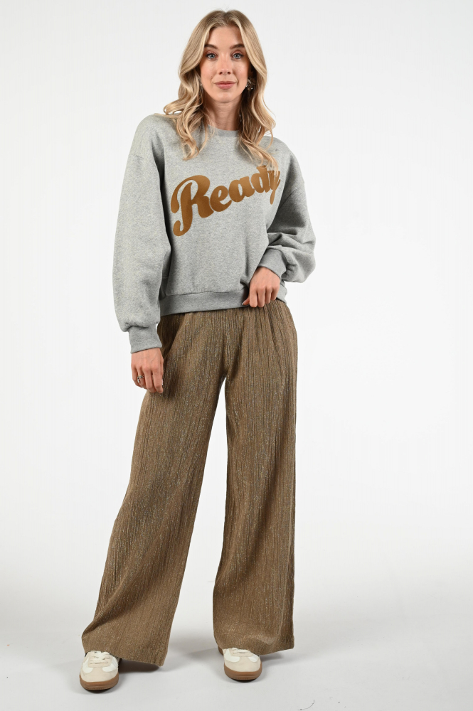 By-Bar Bibi ready sweat Sweater Grijs