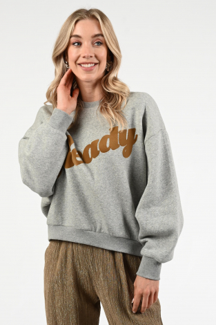 By-Bar Bibi ready sweat Grijs