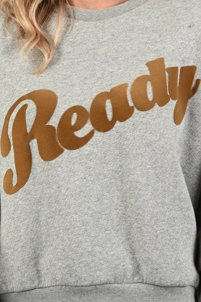 By-Bar Bibi ready sweat Sweater Grijs