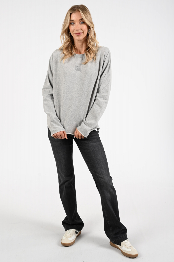 Penn & Ink W25F1705 Sweater Grijs
