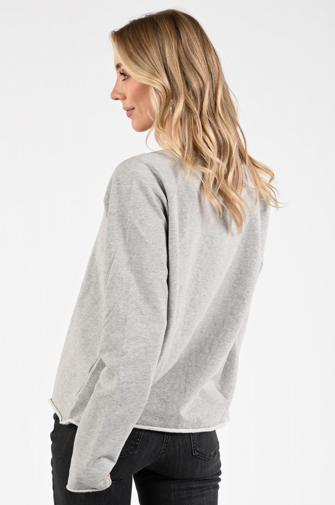 Penn & Ink W25F1705 Sweater Grijs