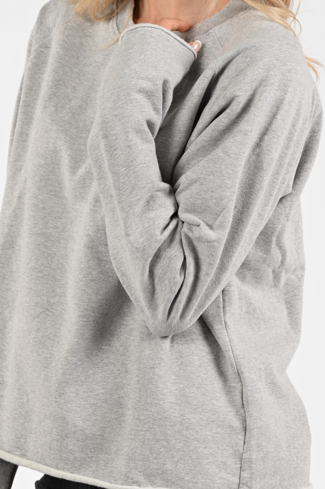 Penn & Ink W25F1705 Sweater Grijs