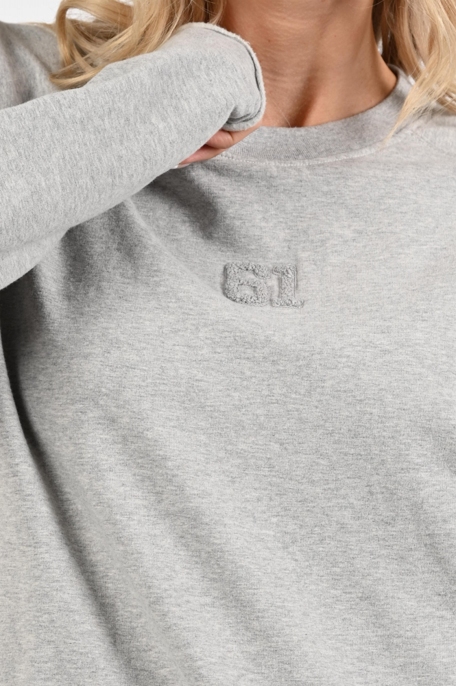 Penn & Ink W25F1705 Sweater Grijs