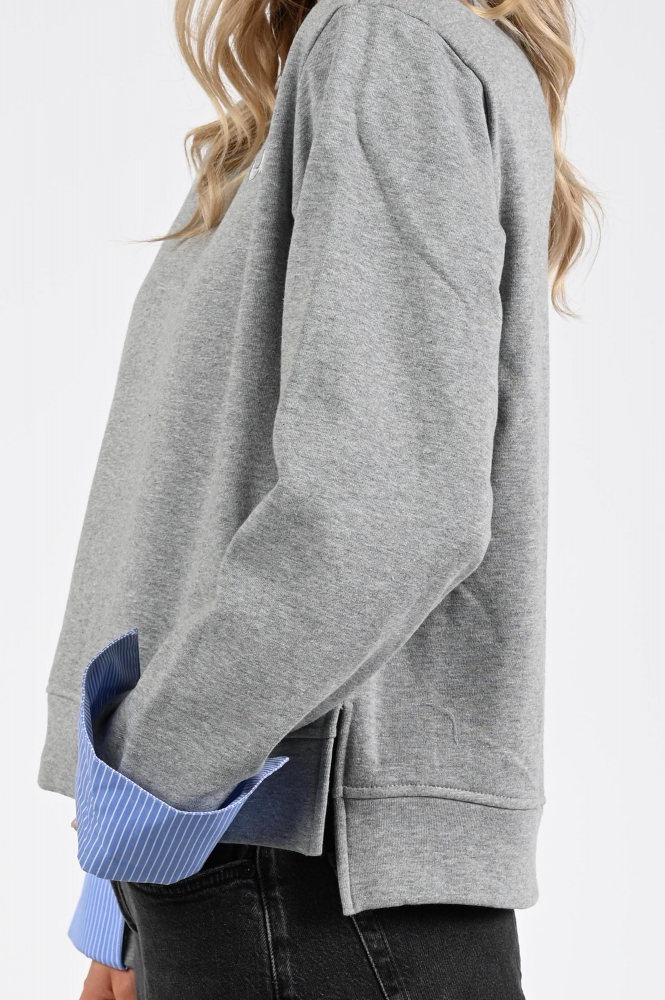 Co'couture Daniella sweat Sweater Grijs
