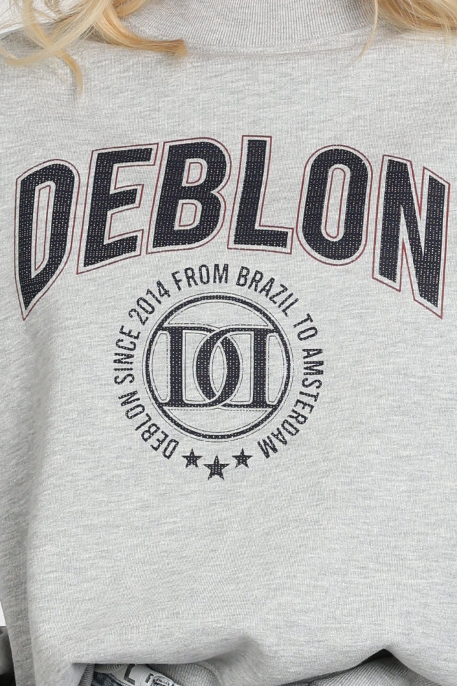 Deblon vive sweater Sweater Grijs
