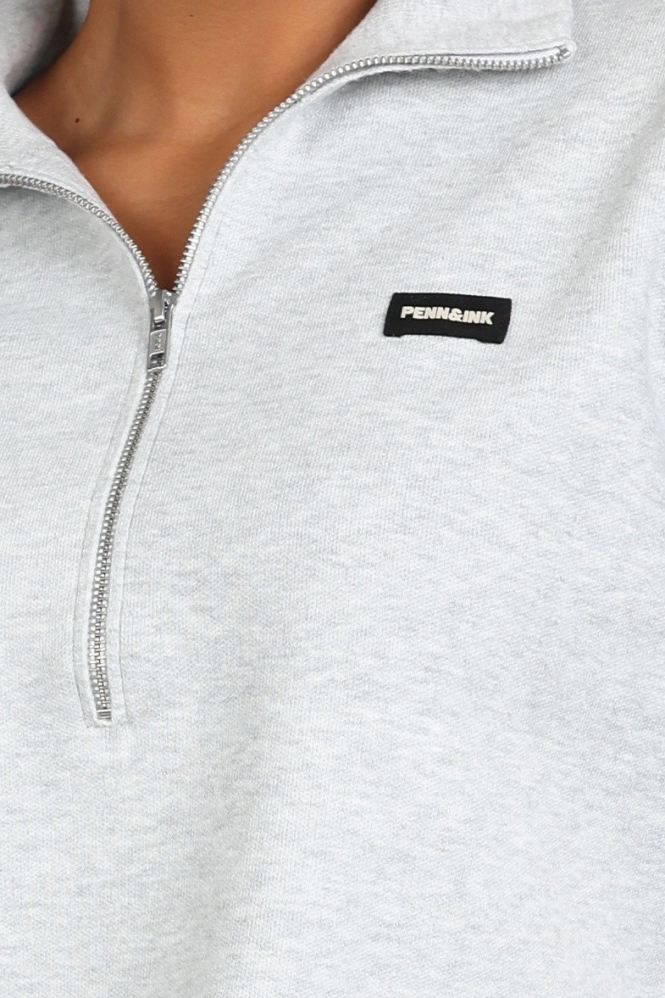 Penn & Ink W26B420 Sweater Grijs