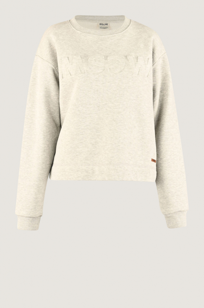 Moscow logo sweater 5404 Sweater Grijs