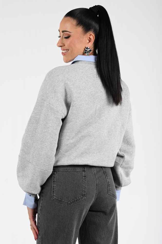 Nukus NKF03017 Sweater Grijs