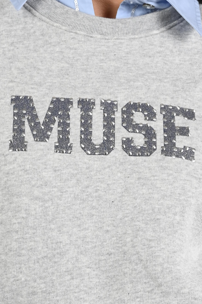 Nukus NKF03017 Sweater Grijs