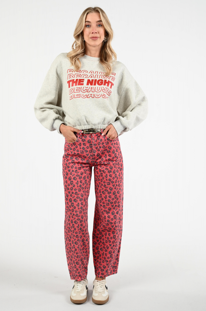 By-Bar Bodil night sweat Sweater Grijs