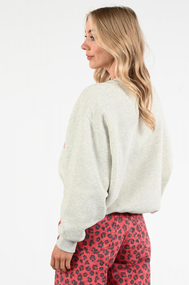 By-Bar Bodil night sweat Sweater Grijs