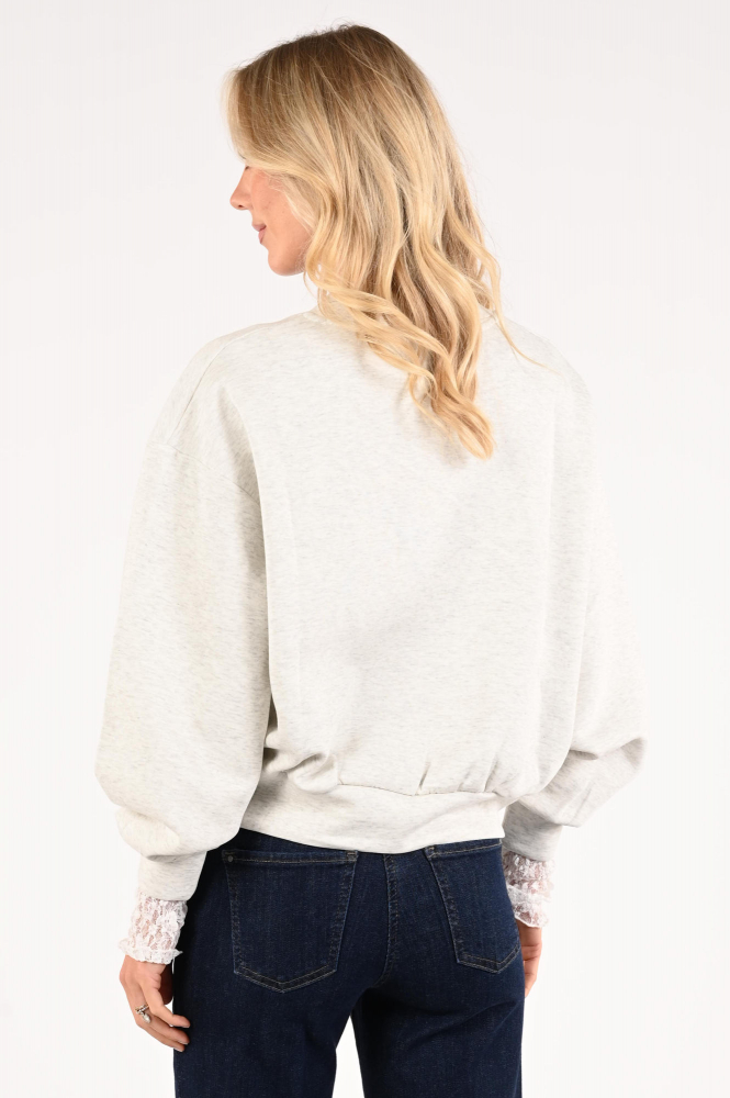 Aimée the label blossem Sweater Grijs
