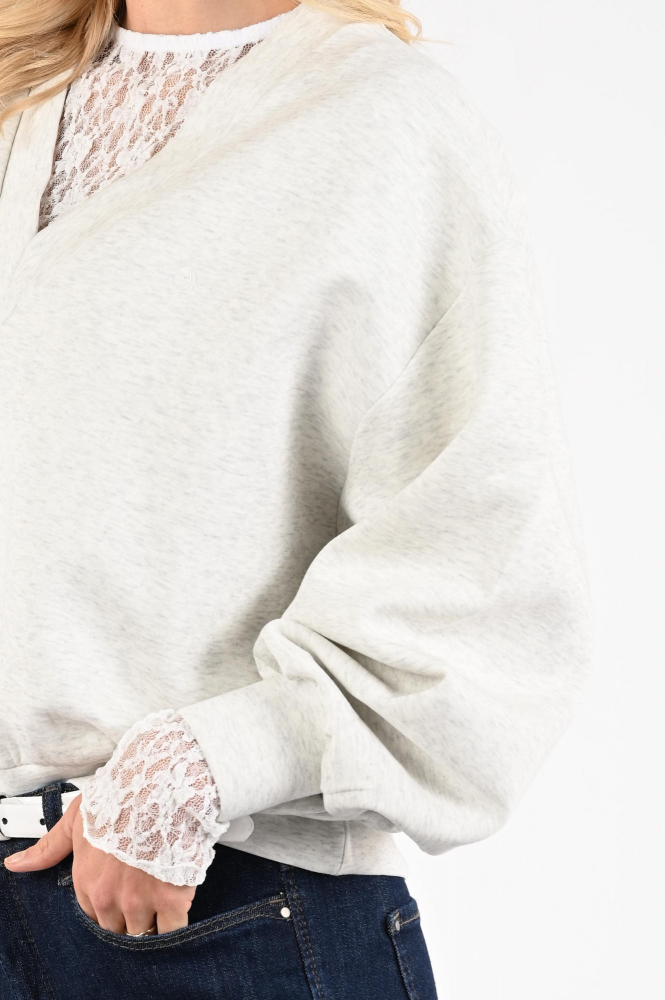 Aimée the label blossem Sweater Grijs