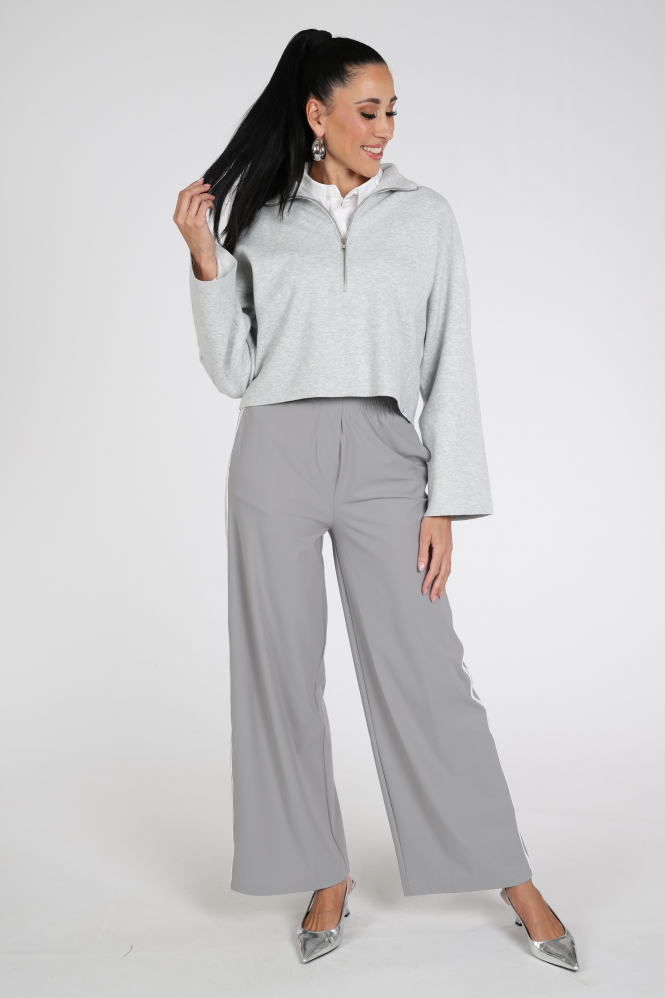 Penn & Ink S26B392 Sweater Grijs